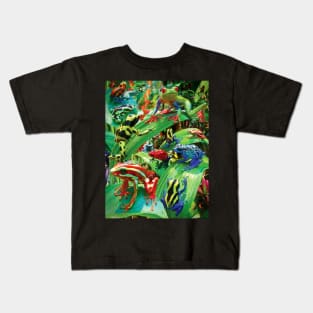 Funky Frogs Kids T-Shirt